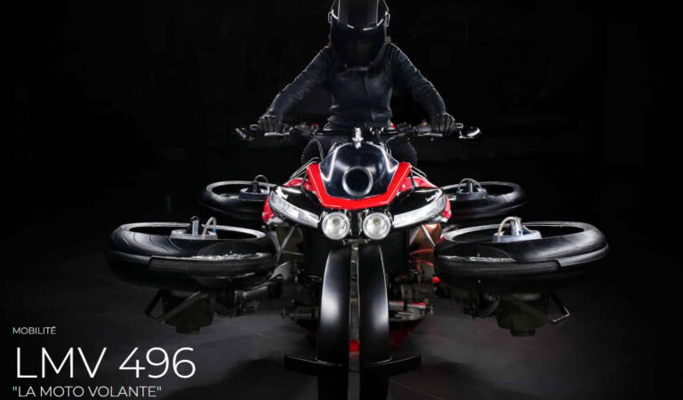 The Lazareth LMV 496: A Revolutionary Flying Motorcycle