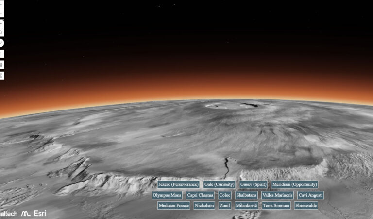 Explore the Red Planet with NASA’s High-Resolution Interactive Map of Mars